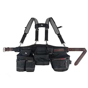 Framers 3-Bag Work Tool Belt with Suspenders