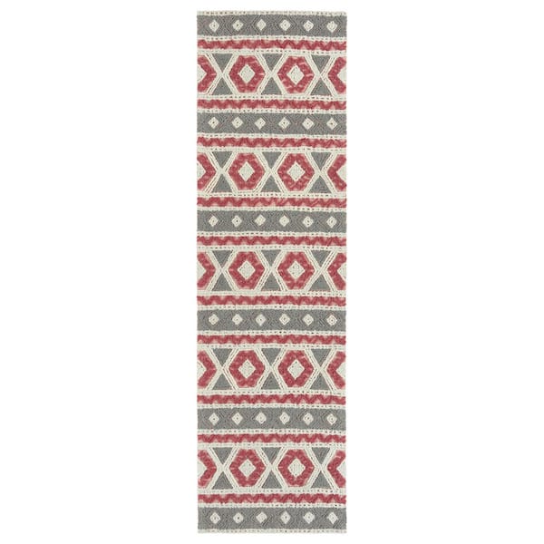 Ayrlies Garden Pink 2 ft. 3 in. x 8 ft. Indoor/Outdoor Runner
