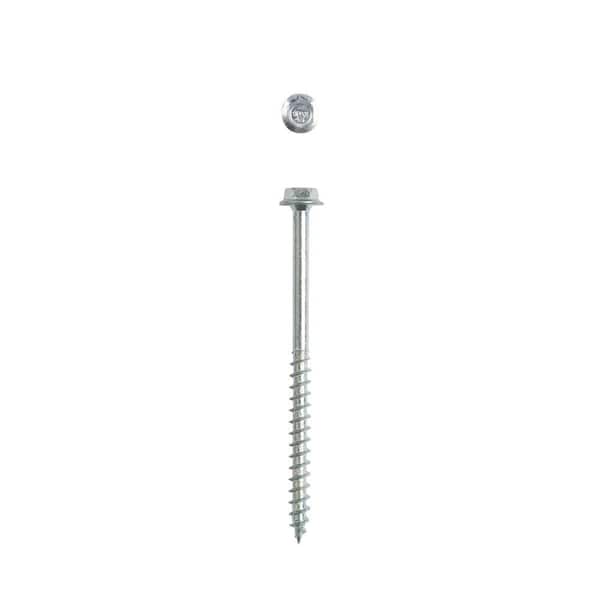 1/4 in. x 4-1/2 in. Powerlag Hex Drive Washer Head Zinc Coated Lag Screw (50 per Box)