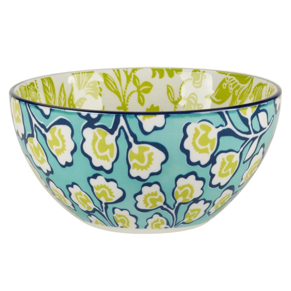 Multicolor Ceramic 30 oz Microwave Safe Dessert Bowls Set