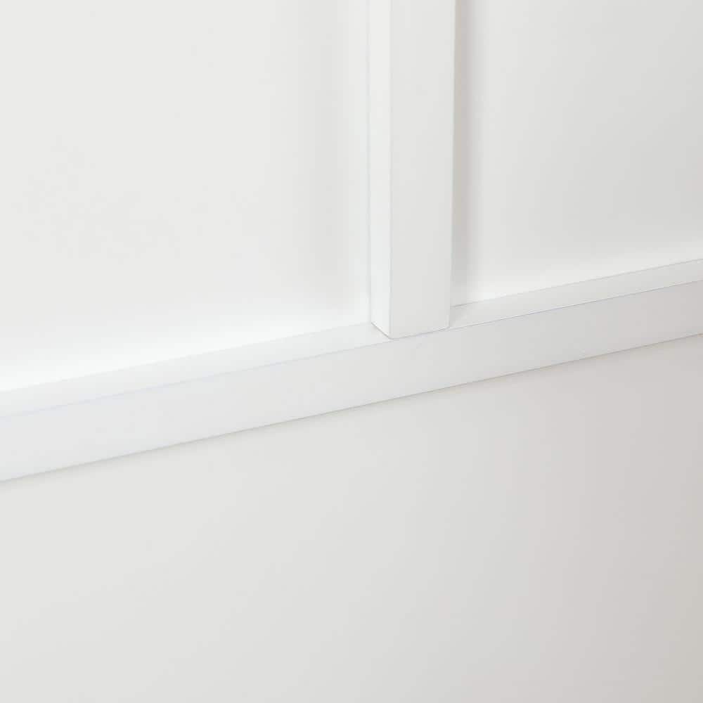 White MDF Over-the-Toilet Space Saver Cabinet with Adjustable Shelving