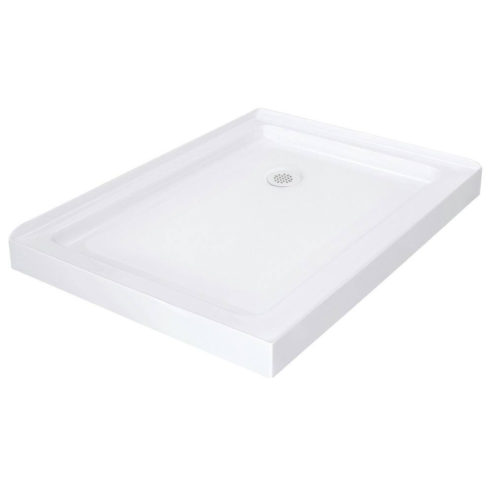 Moselle 48" x 77.5" Frameless Frosted Tempered Glass Shower Enclosure
