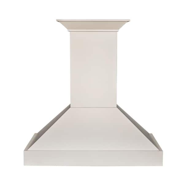 30 in. 400 CFM Ducted Wall Mount Range Hood in Cottage White