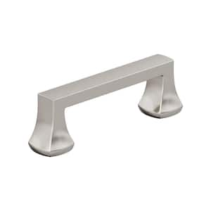 Hybridize 3 in. Modern Satin Nickel Bar Cabinet Pull