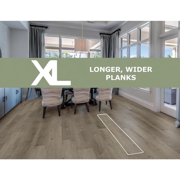 Highland 30 MIL x 9 in. W x 60 in. L Click Lock Waterproof Rigid Core Luxury Vinyl Plank Flooring (22.12 sq. ft./case)