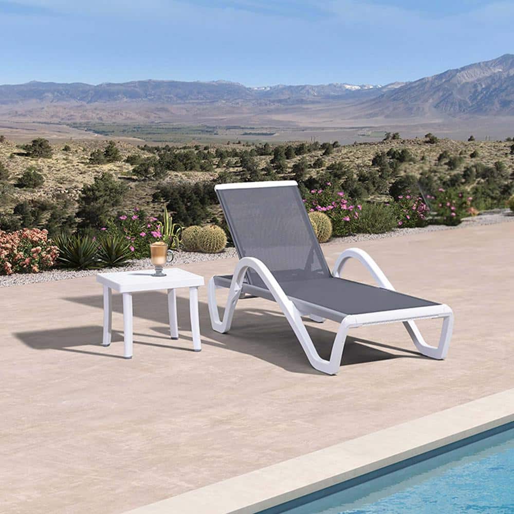 Have a question about PURPLE LEAF Patio Chair Set Plastic