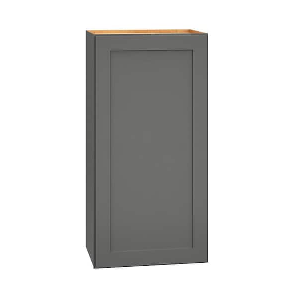 QuickShip Cottage 18 in. W x 12 in. D x 36 in. H Assembled Plywood Shaker Wall Kitchen Cabinet in Fossil