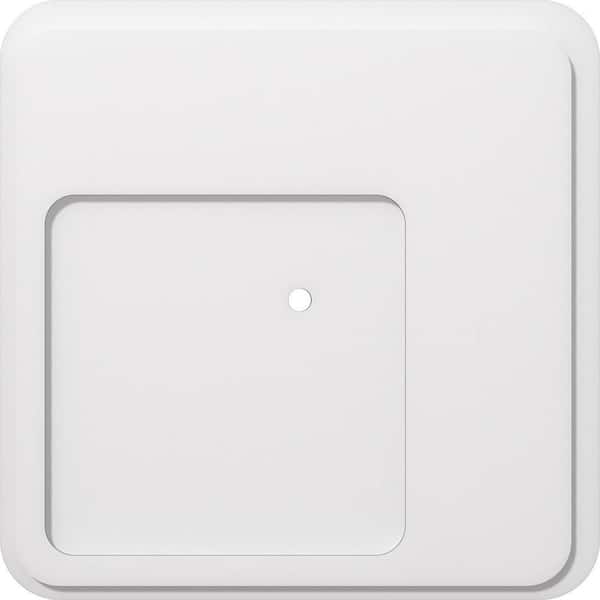 Ekena Millwork 1 in. P X 9 in. C X 26 in. OD X 1 in. ID Lucan Architectural Grade PVC Contemporary Ceiling Medallion