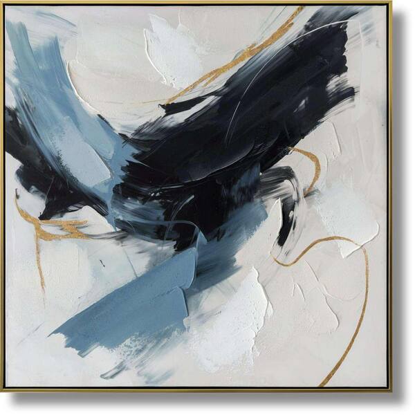 Classy Art 1 Piece Framed Graphic Print Abstract Art Print 32.5 in. x ...