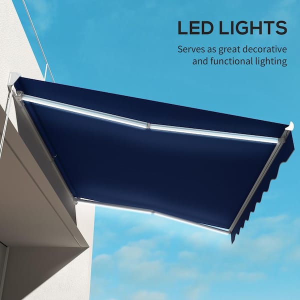 アウトドア寝具 raging kazuENLIGHTENED EQUIPMENT Outsunny 16.5' x 10' Electric Awning, Retractable Awning