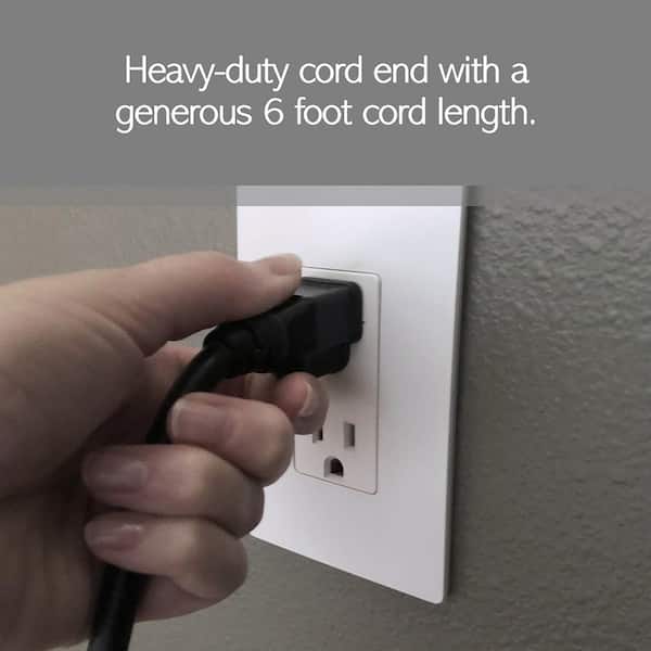 Legrand Wiremold 6-Outlet 15 Amp Rackmount Rear Power Strip with