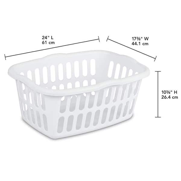 Rubbermaid Hip Hugger Laundry Basket (Pack of 2)