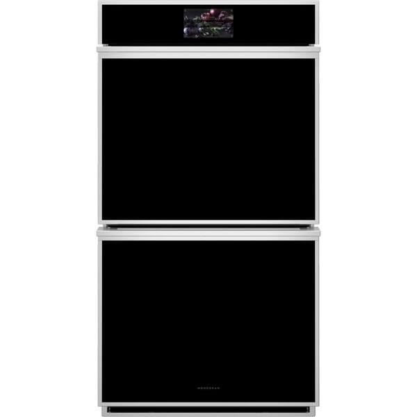 Monogram 27 in. Smart Double Electric Wall Oven with Convection Self Cleaning in Stainless Steel