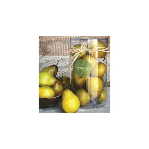 A & B Home 8.3 in. x 5.5 in. Boxed Pears Fruit Set