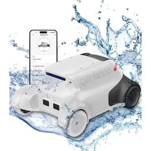 P2 Cordless Robotic Pool Cleaner for Above/In Ground Pools with Remote and App Control, Grey