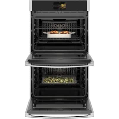 Profile 30 in. Smart Double Electric Wall Oven with Convection Self-Cleaning in Stainless Steel