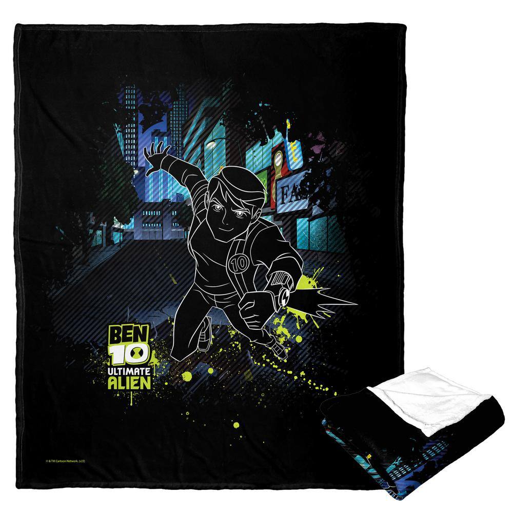 THE NORTHWEST GROUP Cartoon Network's Ben 10 Silk Touch Throw Blanket Ultimate Alien