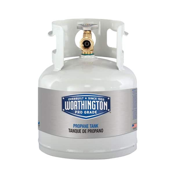 Worthington Pro Grade 4.25 lbs. Empty Steel Propane Tank 281149 - The Home  Depot