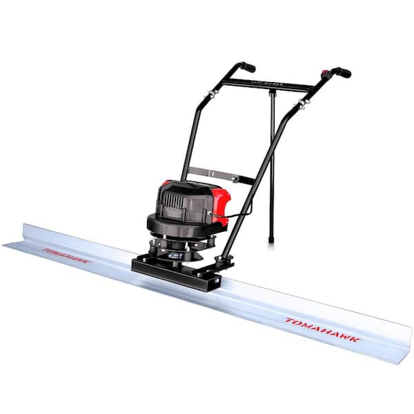 Power Screed Battery Powered 36-Volt 5Ah Concrete Finishing Tool with 6 ft. Aluminum Blade Bull Float Board