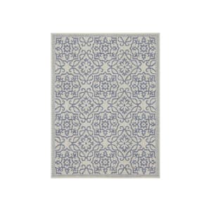 Eliza Blue 2 ft. x 3 ft. Indoor/Outdoor Area Rug