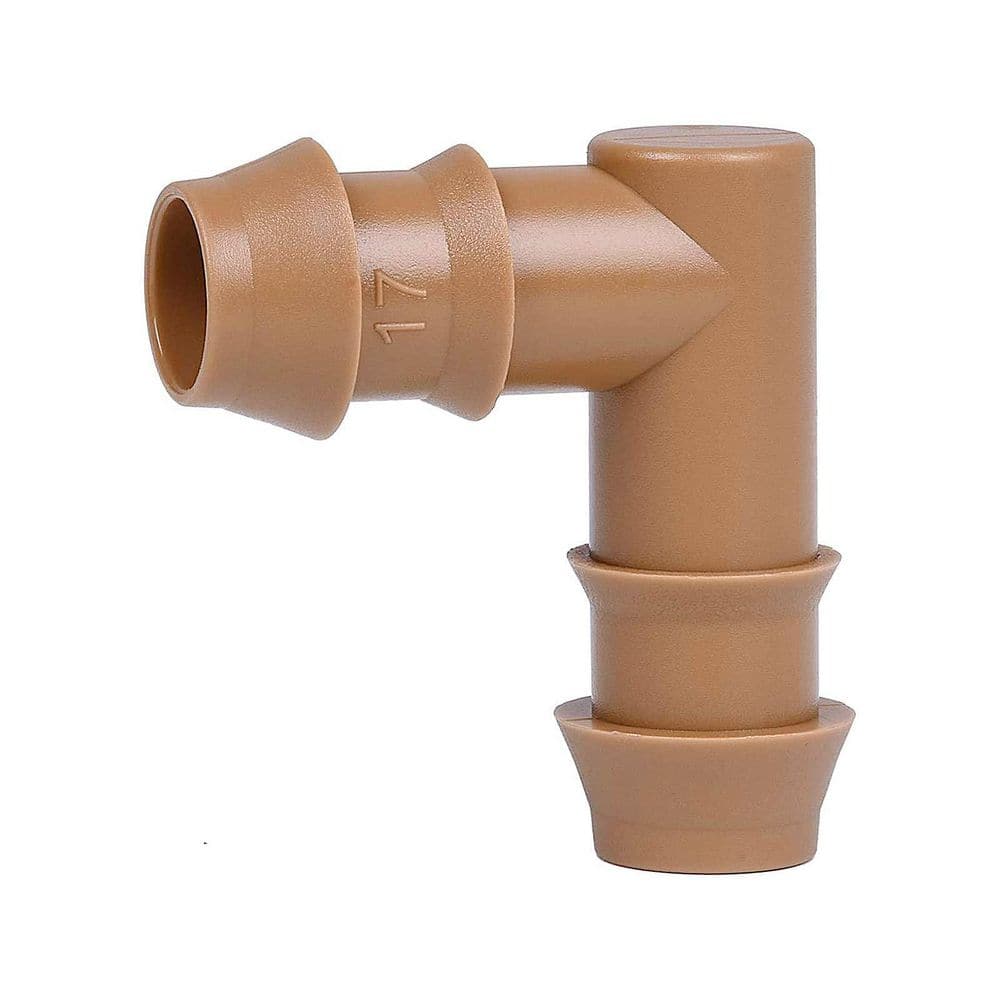 Drip Irrigation Barbed Elbow Fittings, Fits 1/2 in. 17 mm. Drip Tubing (20-Pack) price history on PriceWatchPro