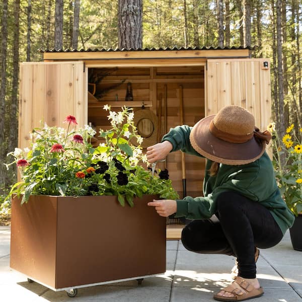 Outdoor Living Today 6 ft. W x 3 ft. D Cedar Wood Garden Chalet