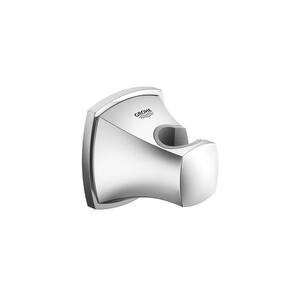 Grandera 1-Hole Wall Mount Hand Shower Holder in StarLight Chrome