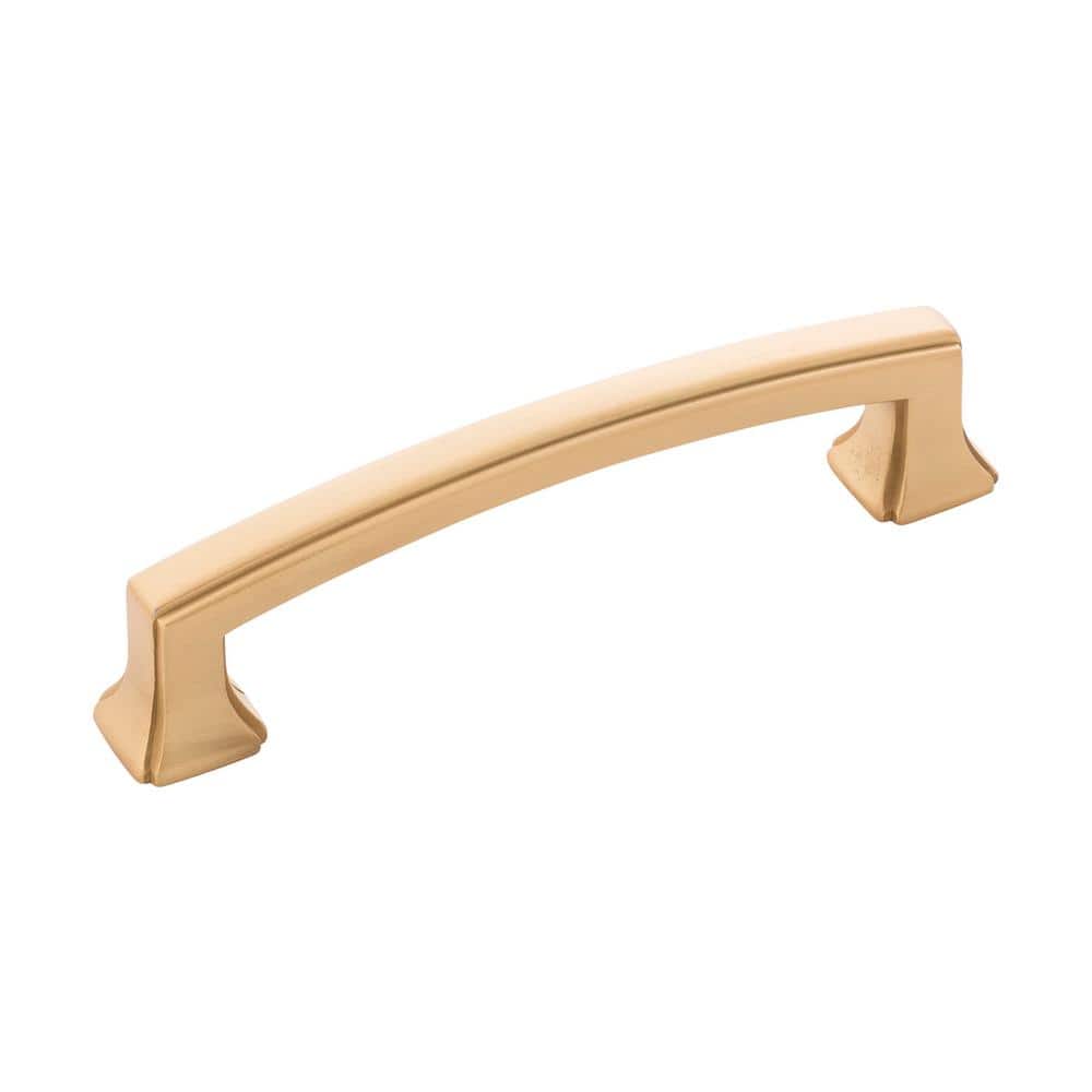 Bridges Collection 3-3/4 in. (96mm) Center to Center Brushed Golden Brass Bar Cabinet Pull (10-Pack) price history on PriceWatchPro