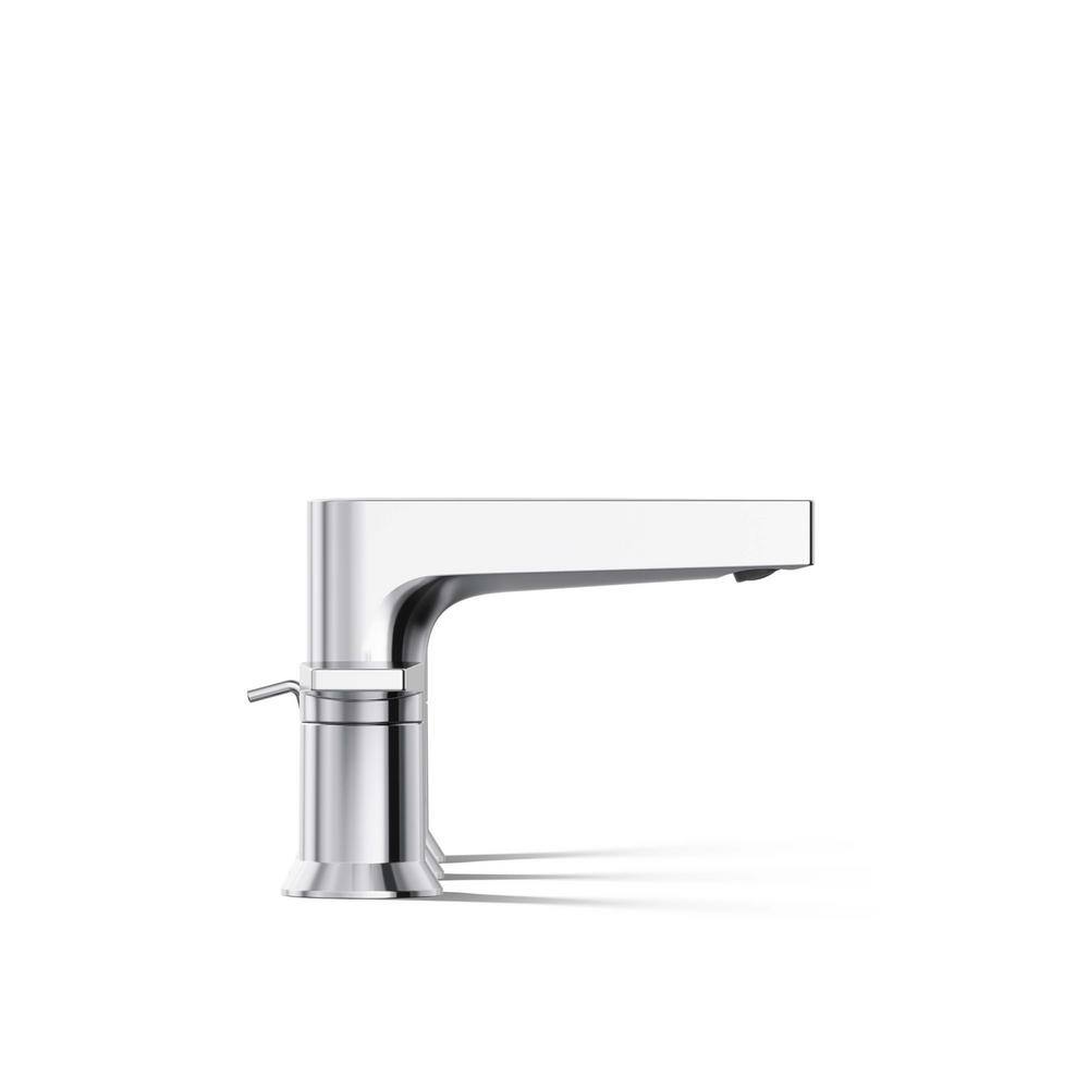 Taut Polished Chrome 2-Handle Low-Arc Bathroom Faucet