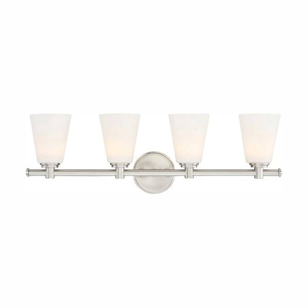 Designers Fountain Parker Satin Platinum Interior LED Bath Vanity Light