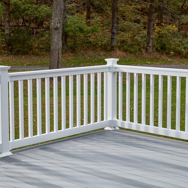 RDI Finyl Line 4 ft. x 36 in. H T-Top Level Rail Kit in White