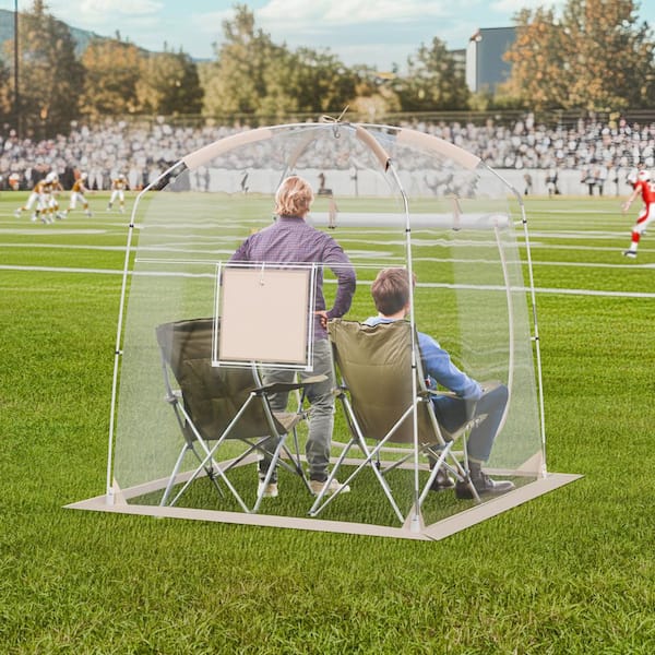 Sports Tent, 2-4 People, Instant Weatherproof Shelter, Clear View Outdoor Bubble Tent for Soccer, Football