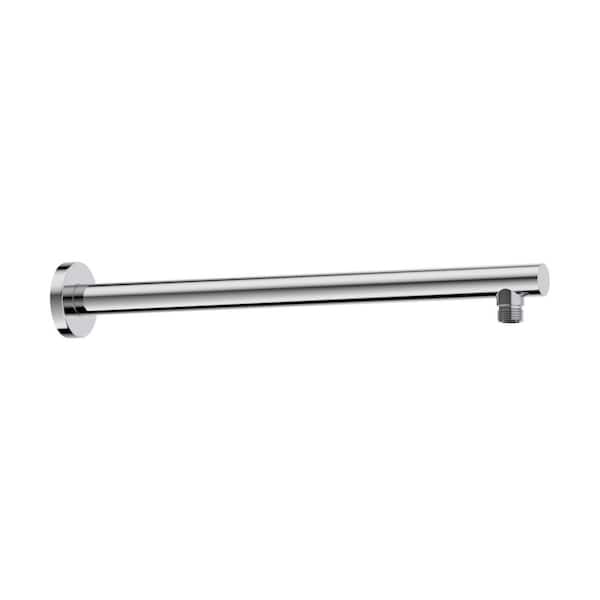 16 in. Wall Mounted Stainless Steel Shower Arm in Chrome (1-Pack)