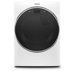 7.4 cu. ft. 240 Volt White Stackable Smart Electric Vented Dryer with Remote Start, ENERGY STAR