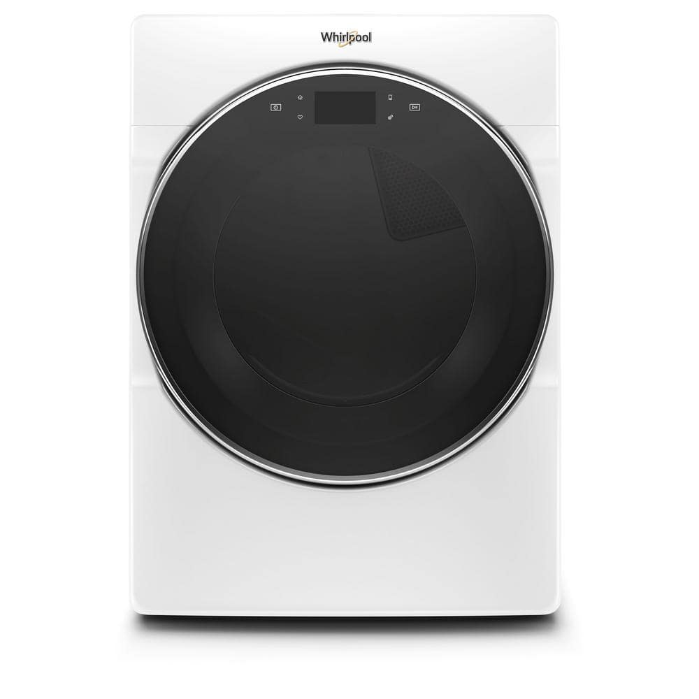 7.4 cu. ft. 120-Volt White Stackable Smart Gas Vented Dryer with Remote Start, ENERGY STAR