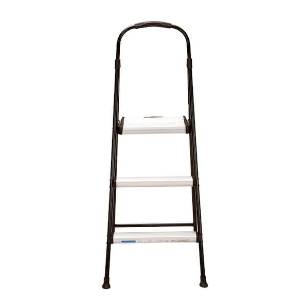 Cosco 3-Step Folding Step Stool with Rubber Hand Grip