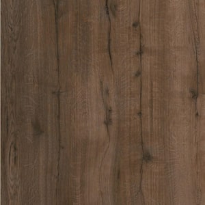 Take Home Sample- Umberwood 7 in. x 7 in. Glue Down Waterproof Luxury Vinyl Plank Flooring