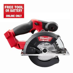 M18 FUEL 18V Lithium-Ion Brushless Cordless Metal Cutting 5-3/8 in. Circular Saw (Tool-Only) w/ Metal Saw Blade