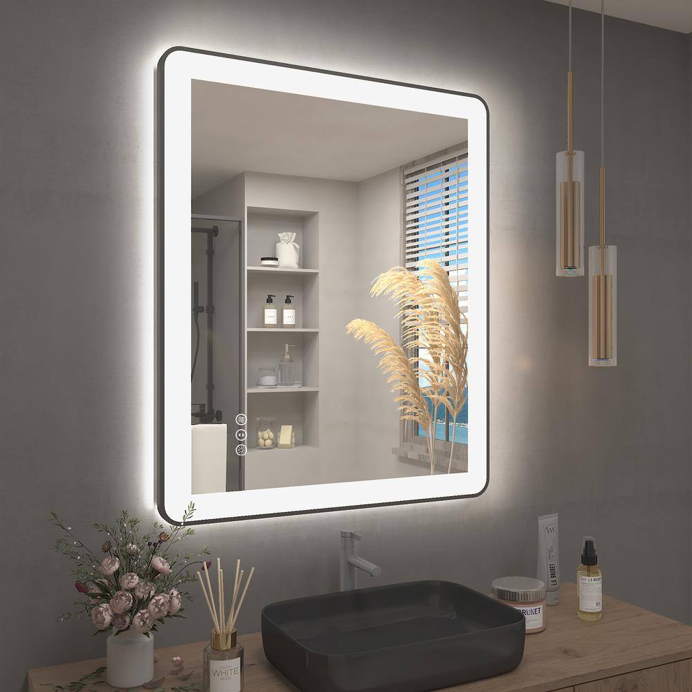 Reviews for Apmir 30 in. W x 36 in. H Rectangular Framed Front and Back ...