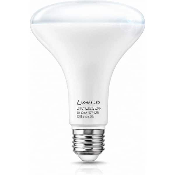 YANSUN 65-Watt Equivalent BR30 Bright Happy LED Bulb 5000K Daylight (1-Pack)