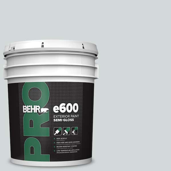 BEHR PRO 5 gal. #PPU26-12 Solemn Silence Semi-Gloss Acrylic Exterior Paint