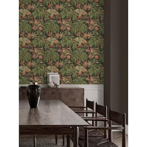 Forest and the Trees Night Scenic Vinyl Peel and Stick Wallpaper Roll (Covers 30.75 sq. ft.)