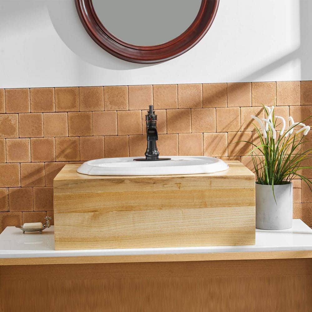 Oil Rubbed Bronze Single Handle Waterfall Bathroom Faucet