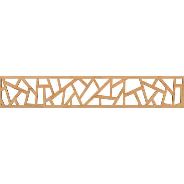 Ekena Millwork Harrisburg Fretwork 0.25 in. D x 46.625 in. W x 8 in. L Maple Wood Panel Moulding
