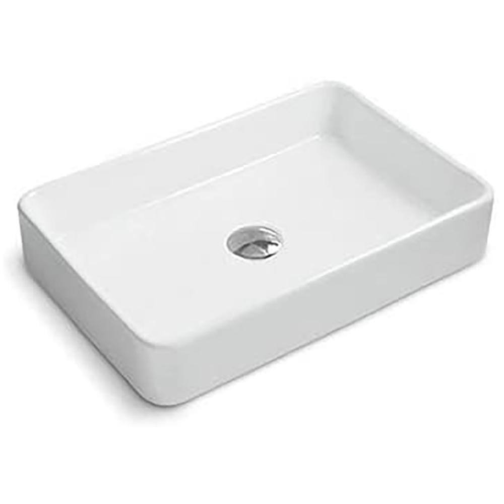 Ruvati 24 in. Rectangular Above Vanity Counter Bathroom Porcelain