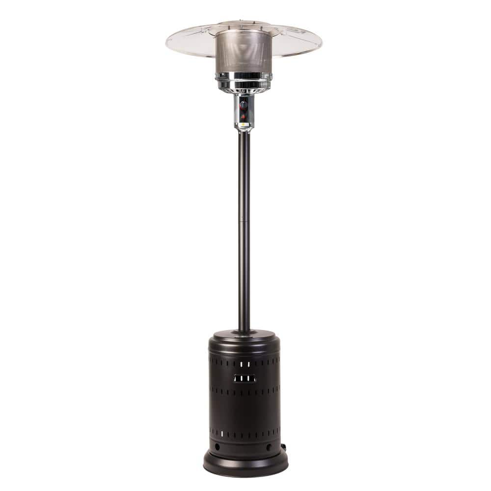 Fire Sense 46,000 BTU Espresso Gas Patio Heater 62785 The Home Depot