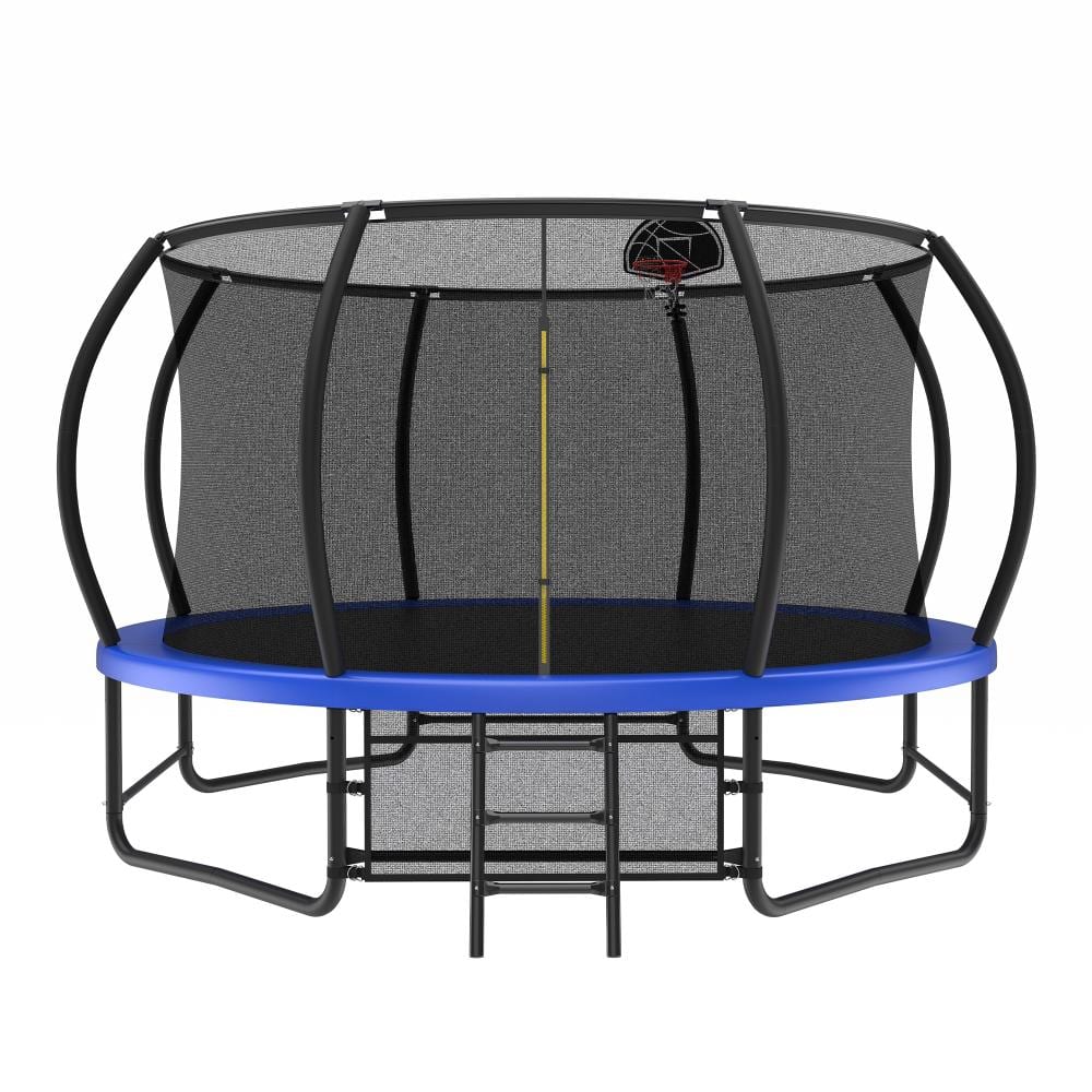 14FT ASTM Approved Outdoor Trampoline with Safety Enclosure & Ladder, Anti-Rust Coating price history on PriceWatchPro