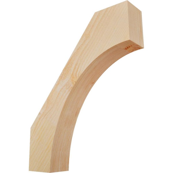 Ekena Millwork 4"W x 18"D x 22"H Westlake Rough Sawn Knee Brace, Douglas Fir