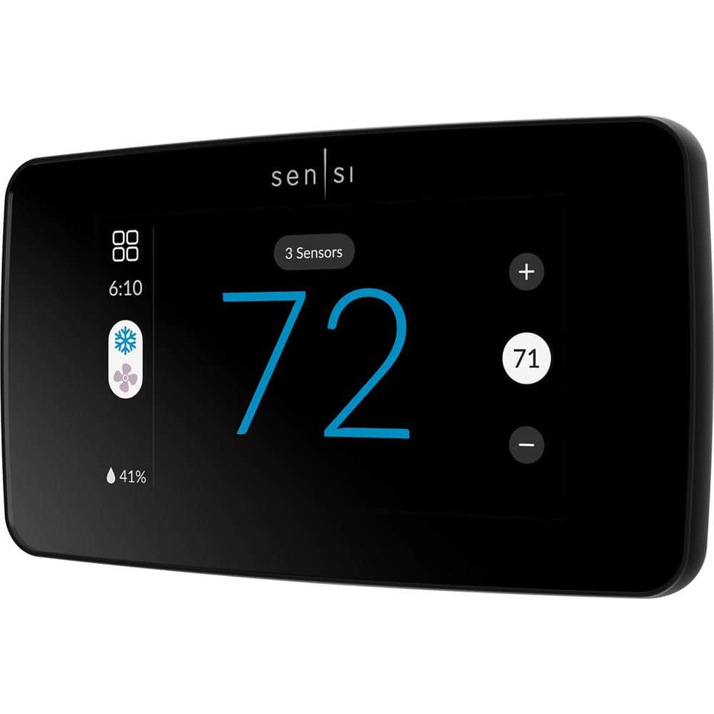 Sensi Touch Black Programmable Wi-Fi Smart Thermostat