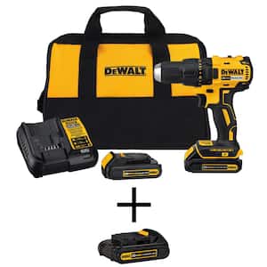 20-Volt MAX Lithium-Ion Cordless 1/2 in. Drill/Driver Kit With Bonus 20-Volt MAX 1.5Ah Battery